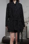 INTO THE EAST 25 Autumn/Winter Dark Jacquard Tassel Lace-Up Jacket/Vest/Shorts ITE-E1DGAW029BL20PT-HEI Shorts (E1DGAW027BL20JK)